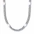 thumbnail image 3 of FlashingBlinkyLights Silver Light Up LED Mardi Gras Bead Necklace, 3 of 4