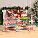 thumbnail image 1 of Árbol de Navidad Ganfancp Colorido Pequeño Colgante de Madera Decoraciones de Escritorio, 1 of 5
