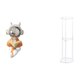thumbnail image 1 of Figura decorativa de para decorar pasteles, chimenea, mesa auxiliar o mesita de noche. Ideal para colocar en o como centro de m, 1 of 8