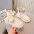 thumbnail image 5 of YMUQEIGH Girls Winter Boots Fashion Fur Lined Lightweight Warm Snow Boots Princess Warm Winter Shoes for Girls, 5 of 7