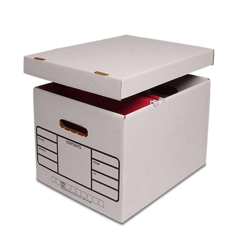 Deluxe Heavy Duty File Storage Box Tops Only Quantity 10 Width 12