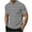 Black A, variant on WRKEKC Men's Casual Short Sleeve Shirts Classic Striped Printed Button-Front Crew Neck Top for Men Fashion Daily Wear and Casual Gatherings