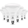 thumbnail image 1 of ENERGETIC Dimmable Outdoor/Indoor LED Recessed Light Bulbs BR40, 1600 High Lumens, 110 Watts Equivalent, 2700K, Flood Lights for Cans, UL Listed, 6 Pack, 1 of 6