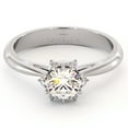 thumbnail image 4 of Moissanite 14K White Gold Classic Engagement Ring, 4 of 4