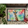 thumbnail image 3 of Carolines Treasures DAC3985JMAT 24 x 36 in.  Hippie Animal Giraffe Doormat, 3 of 5