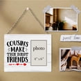 thumbnail image 4 of Marco de fotos de madera Zauly Cousins Gifts de 10 x 15 cm, 4 of 6