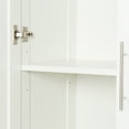 Tall Storage with Doors 4 Tier Organizer for Kitchen & Pantry
