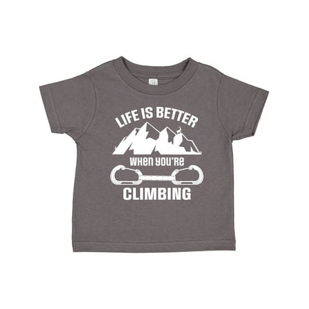 

Inktastic Rock Climbing Mountains Gift Toddler Boy or Toddler Girl T-Shirt