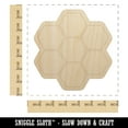 thumbnail image 2 of Bee Honeycomb Solid Wood Shape Unfinished Piece Cutout Craft DIY Projects - 6.25 Inch Size - 1/8 Inch Thick, 2 of 7