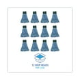 thumbnail image 3 of Boardwalk BWK402BL Cotton/Rayon Fiber Premium Standard Mop Head - Medium, Blue (12/Carton), 3 of 8