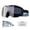 Black, variant on Gytml Adult Swim Goggles With Built-In Ear Plugs, Anti-Fog Uv Protection Wide View Swimming Goggles, Leak-Proof Silicone Seal For Men & Women(White-15.5X7X2.5cm)