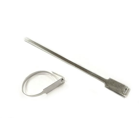 Flexible Aluminum Wire and Cable ID Markers. 6" inches long. (Pack of 100 Tags)