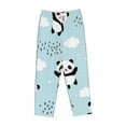 thumbnail image 4 of Xecao Cute Panda Bear Women's Straight Lounge Pajama Pants: The Epitome of Relaxed Sleepwear, 4 of 9