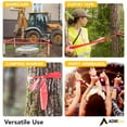 thumbnail image 5 of AdirPro 12 Pack Fluorescent Flagging Tape - Multipurpose Neon Marking Tape - Great Visual Labeling & Tagging for Home & Workplace Use (Fluorescent Red, 300 feet), 5 of 9