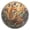 Gold, variant on Foxes in Flower Ring Round Wall Clock Battery Operated Silent Non-Ticking Bedroom Office Kitchen Home School Decor 10"(Gold)