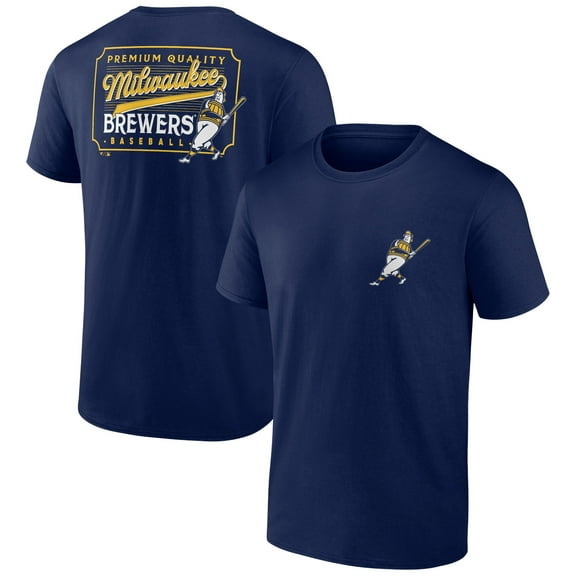 Men's Navy Milwaukee Brewers Bring It Team T-Shirt
