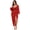 Red, variant on Plus Size Mint Green Sequin Party Dress for Women, Long Sleeve Glitter Evening Gown with Draped Neck, Ruched Bodycon Fit, Asymmetrical Hem with Side Slit