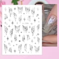 thumbnail image 2 of ELF Butterfly Nail Art Stickers Laser Butterflies Decals Stickers 3D Self-Adhesive Nail Sticker Holographic Butterfly Nail Supplies, 2 of 8
