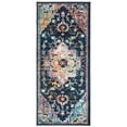 thumbnail image 2 of SAFAVIEH Crystal Debra Southwestern Runner Rug, Navy/Fuchsia, 2'2" x 7', 2 of 10