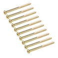thumbnail image 1 of Tornillos de Mueble M8x110mm con Cabeza Hexagonal, Sujetadores Galvanizados, Tornillos de Media Rosca de Acero al Carbono, 10 Pcs, 1 of 4