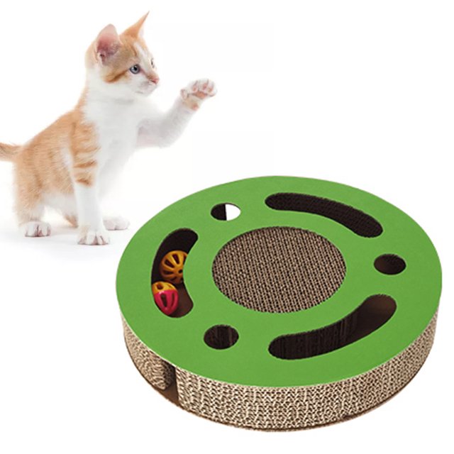 Juguete para gatos, almohadilla rascadora para gatos, almohadilla rascadora para gatos, caja rascadora para gatitos, juguete de calidad profesional