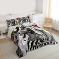 thumbnail image 3 of Feelyou Fashion Black Girl Twin Comforter Sets, Leopard Wildlife Bedding Set, 2 Pieces, 3 of 8