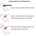 thumbnail image 4 of Steel Copper Aluminum Soldering Tool Weld Flux Welding Rods Cored Wire, 4 of 10