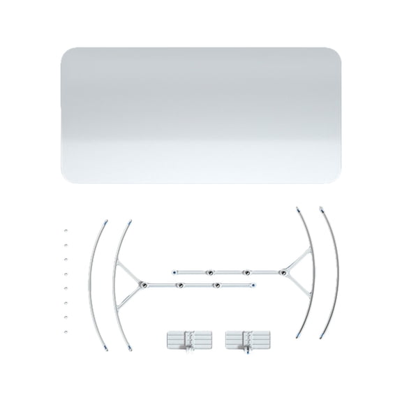 Leeye Adjustable Window Air Conditioner Deflector, Universal AC Vent Directional Guide for Wall Units, Air Flow Deflector