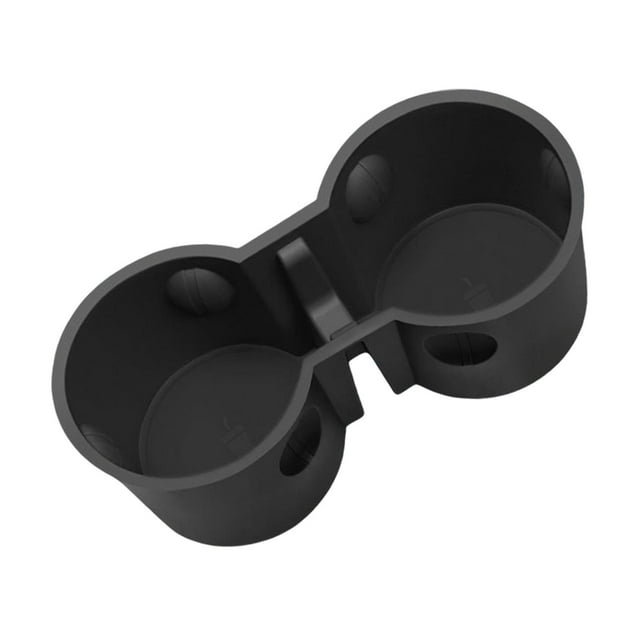 Cup Holder Insert, Water Cup Slot Slip Limit Clip for Model Y Insert the cup holder directly Black