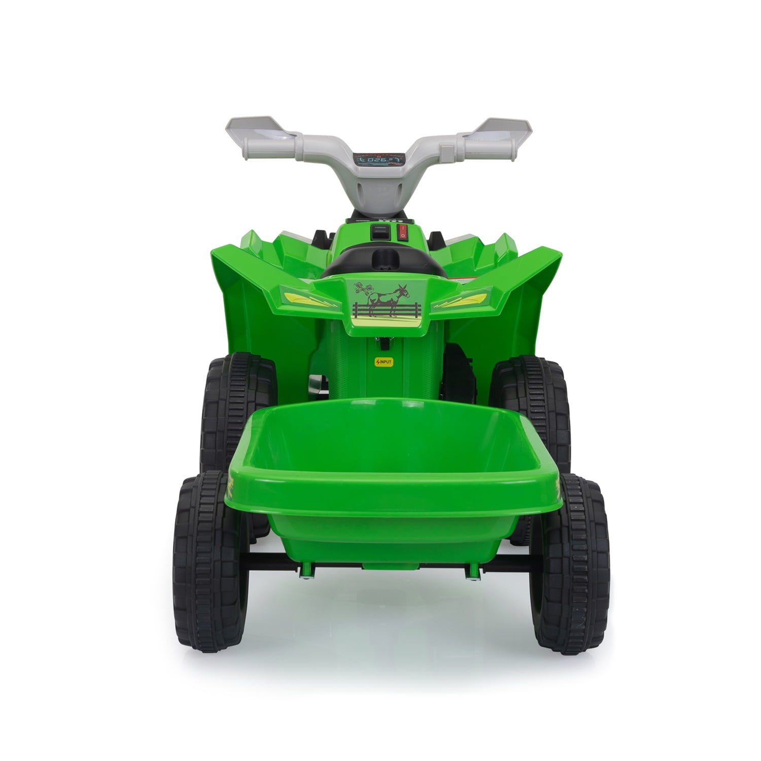 CIPACHO 6V Kids Ride-on ATV, 4 Wheels Battery-Powered Ride-On Toy for Children, Green CIPACHO 6V Kids Ride-on ATV, 4 Wheels Battery-Powered Ride-On Toy for Children, Green