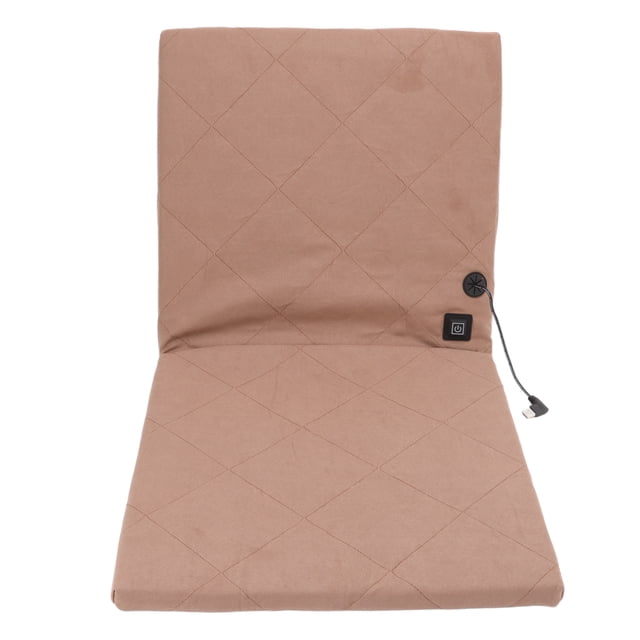 Sièges de Stade Chauffants Coussin, 3 Modes de Chauffage Coussin Chauffant Portable Confortable Haute Densité Éponge Imperméable pour la Randonnée Noir, Gris, Kaki