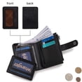 thumbnail image 2 of Billetera Montana West Wrangler negra acolchada para mujer, 2 of 6
