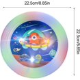 thumbnail image 2 of Juguete de disco volador | Disco volador LED para niños, disco iluminado para adultos y niños, disco volador LED, disco deportivo, juego al aire libre para niños, mascotas, 2 of 5