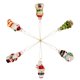 thumbnail image 4 of Adornos colgantes para árbol de Navidad, adorno colgante para árbol de Navidad, decoración colgante de Navidad, 6 uds., 4 of 8