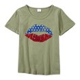 thumbnail image 1 of Camiseta de manga corta para mamá y yo del Día de la Independencia, camiseta familiar para madre e hija Fridja  nalpqowj25506, 1 of 3
