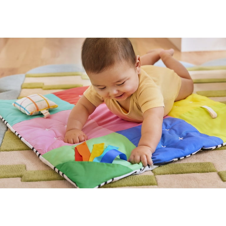 Lovevery, Anytime Activity Mat, On-The-Go Play Mat for Baby, Play Mat for Tummy Time, Lightweight, Easy to Store and Travel, 0+ Months
