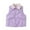 Purple, variant on Cethrio Girls Puffer Vests with Buttons, Thermal Lightweight Sleeveless Lapel Collar Winter Outerwear Vests Pink Size 7-8