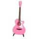 thumbnail image 3 of Modelo de guitarra clásica de simución rosa con soporte de exhibición 1/6 adornos de madera accesorios para sustros hechos a Macarena atril, 3 of 7