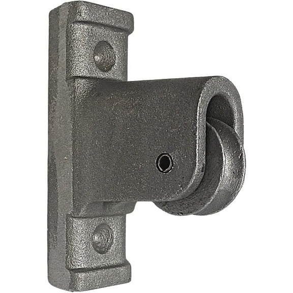 Gettysburg Flag Works Non-Drilled Silver Aluminum Vertical Mounted Single Pulley Assembly- Flagpole Truck Alternative- Holds Flagpole Rope Halyard- Made in USA