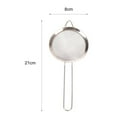 thumbnail image 3 of Sieve Optional Size Stainless steel Cooking Tool Sugar Filter Screen for Flour, 3 of 8