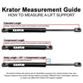thumbnail image 5 of Krator Automatic Rear Trunk Lift Supports Compatible with Tesla Model 3 - Rear Lift Trunk High Strength Gas Filled Cylinders, 5 of 5
