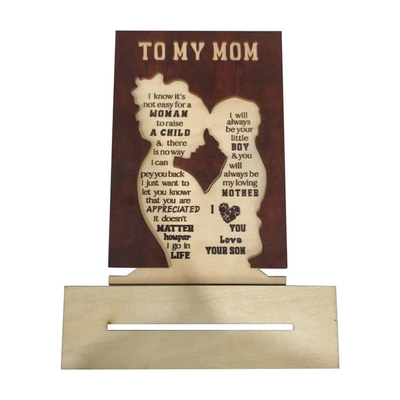 Mother Day Gifts, Personalized To My Mom Plaque, Gifts For Mom From Son Unique, Birthday Gifts For Mom From Son, Mom Gifts From Son, Mom Gifts From Sons