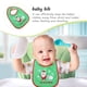 thumbnail image 3 of 2 uds babero infantil con temática navideña comiendo saliva toalla encantadores baberos de comedor para recién nacidos, 3 of 7