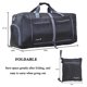 thumbnail image 2 of Bolsa de viaje Woogwin, impermeable, 60 L, grande, negra, 2 of 7