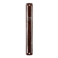 thumbnail image 1 of Plastic Mezuzah Natural Dark Wood Look Bordered with Rhinestones 15cm, 1 of 1