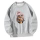 thumbnail image 5 of Sudadera de mujer Sudadera con capucha Casual Otoño Invierno Sudadera estampada Sudadera con cuello redondo para oficina Caminar Desplazamientos , S S, 5 of 8