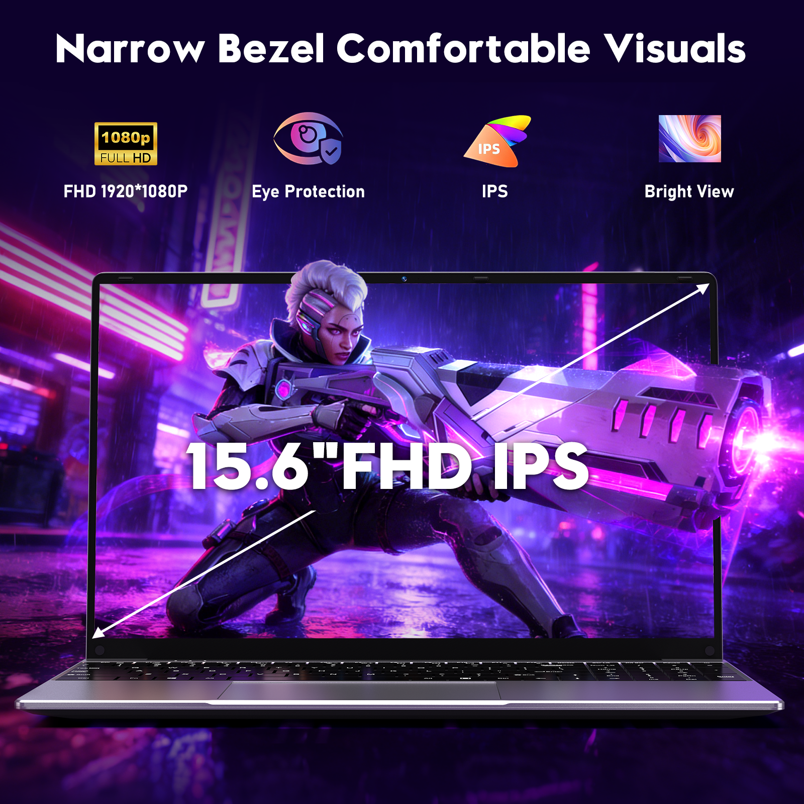 Chheart i5 Gaming Laptop with 16GB Ram, 2026 Core i5-7Y54(up to