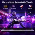 thumbnail image 5 of Chheart 15.6 inch Gaming Laptop Computer Core i5-7Y54(up to 3.2 GHz) Beat N100,16 GB RAM,1TB SSD,2026 Windows 11 Pro,FHD Backlit Keyboard Gray,Type-C, 5 of 8