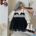 thumbnail image 3 of Toddler Kids Baby Girls Princess Dresses Long Sleeve Shirts Skirt Outfits, 3 of 5