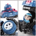 thumbnail image 3 of BESTSKY Tank Toy 360°Rotation Top Toys Invulnerable Pursuit Gun Model Car Dark Blue, 3 of 4